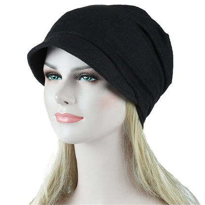Women Soft Satin Lining India Hat Stretch Sleep Cap Muslim Ruffle Cancer Chemo Hat Beanie Scarf Turban Head Wrap Cap