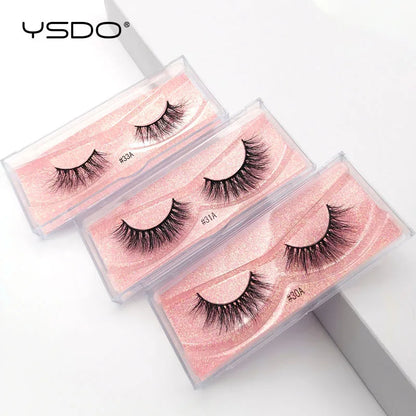YSDO 1 pair 3D Mink Lashes