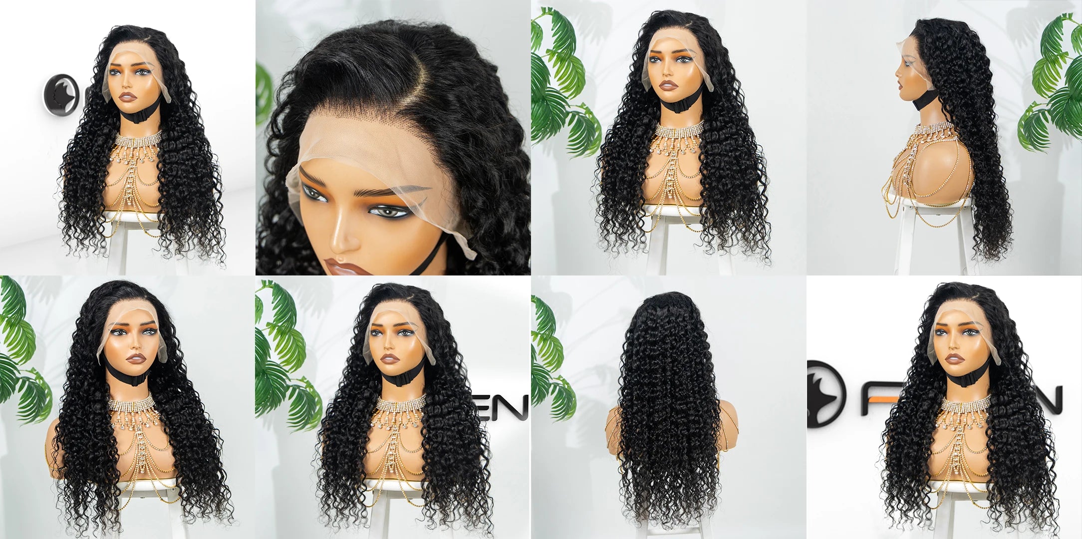 100% Human Hair 13x4 Water Wave Lace Frontal Wig HD 20 Inch 13x4 Lace Front Wigs Water Loose Waves Black Brazilian Pre Plucked