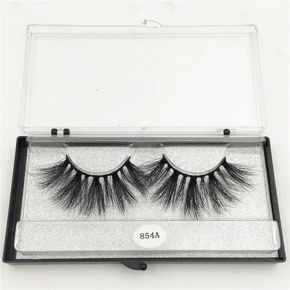 RED SIREN Dramatic Long Thick 25mm Mink Lashes Wholesale Bulk False Eyelashes