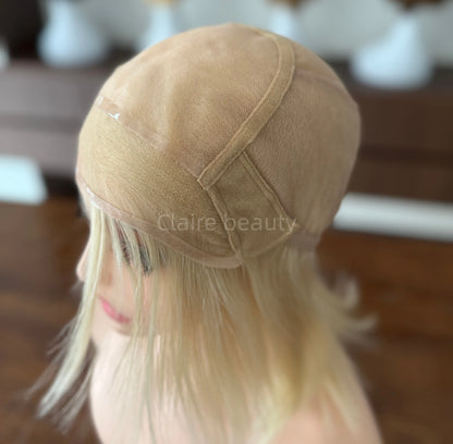 Unprocessed Raw Hair Full Hand Tied Medical Wig