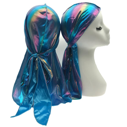 High Quality Head Wrap Silky Hair 360 Waves Du Rag Bonnet Durag for Men Soft Hair Scarf