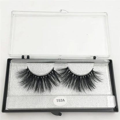 RED SIREN Dramatic Long Thick 25mm Mink Lashes Wholesale Bulk False Eyelashes
