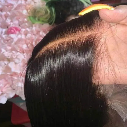 12A 250 Density Long 30 Inch Lace Closure Wig Cuticle Aligned Brazilian Virgin Human Hair Wigs