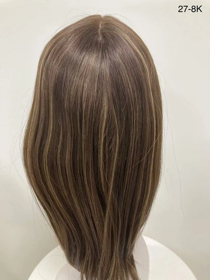 Premium European Virgin Hair Medical Wig Silk Base Medium Adjustable Wig for Cancer Patients Custom Natural Scalp Hairpiece HD
