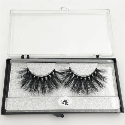 RED SIREN Dramatic Long Thick 25mm Mink Lashes Wholesale Bulk False Eyelashes