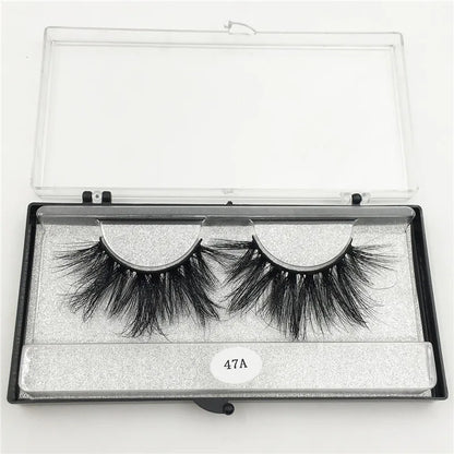 RED SIREN Dramatic Long Thick 25mm Mink Lashes Wholesale Bulk False Eyelashes