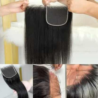 Ready to Ship Natural Hairline 5x5 Hd Lace Closure Virgin Human Hair Top Quality Swiss Lace Closure Vendor