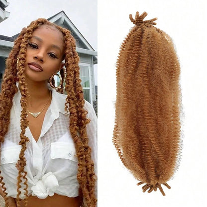 Synthetic Wig Twist Hair Marley Twist Braiding Hair Springy Afro Twist Hair for Soft Locs Passion Twist Hair Butterfly Locs Hair