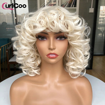 Short Hair Afro Kinky Curly Wig