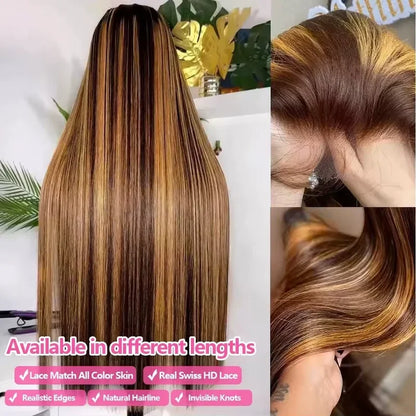Highlight Front Wigs Human Hair