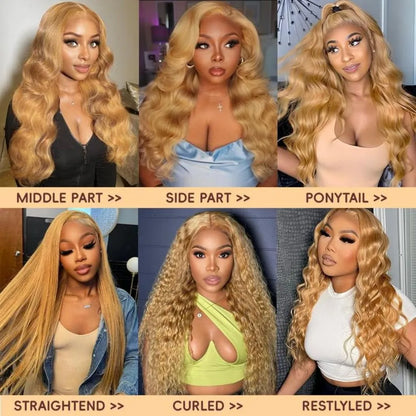 30 36 Inch Honey Blonde Wig Human Hair