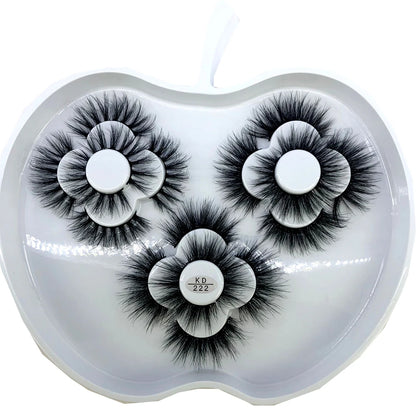 9 pairs of 8-25mm 3D mink eyelashes