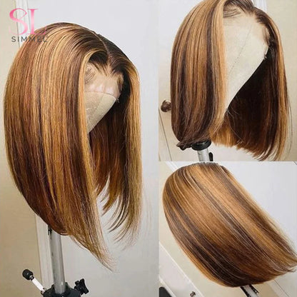 SIMMEL Ombre 4x4 Lace Closure Wig Highlight