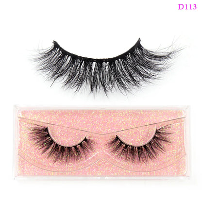 LEHUAMAO Eyelashes 3D Mink Lashes natural mink lashes for daily wear soft lashes Eyelash extension real Eyelash for makeup D103