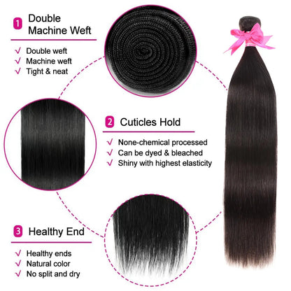 Brazilian Virgin Deal Human Hair Extensions