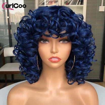 Short Hair Afro Kinky Curly Wig