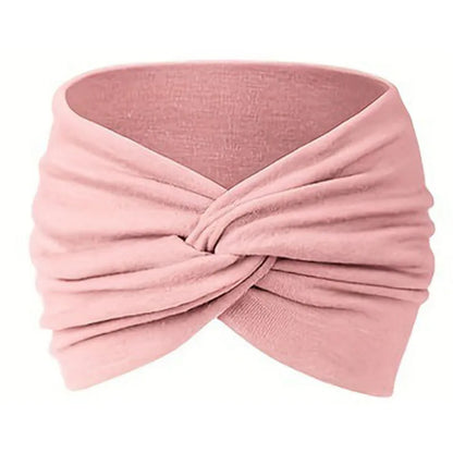 Women Headbands African Wide Hair Wrap Turban Twist Headband for Women Large Sport Workout Stretch Non-slip Big Hair Bands