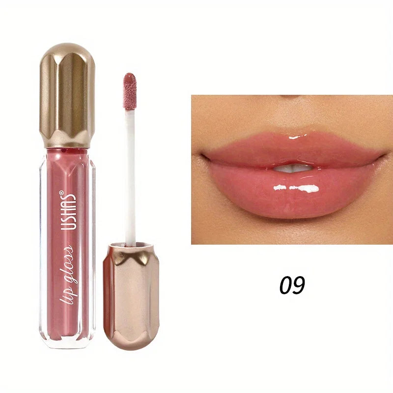 5-Color Jelly Lipsticks, Temperature Color Changing Crystal Flower Lip Gloss, Long Lasting Nourishing Hydrating Rosehip Oil Lips