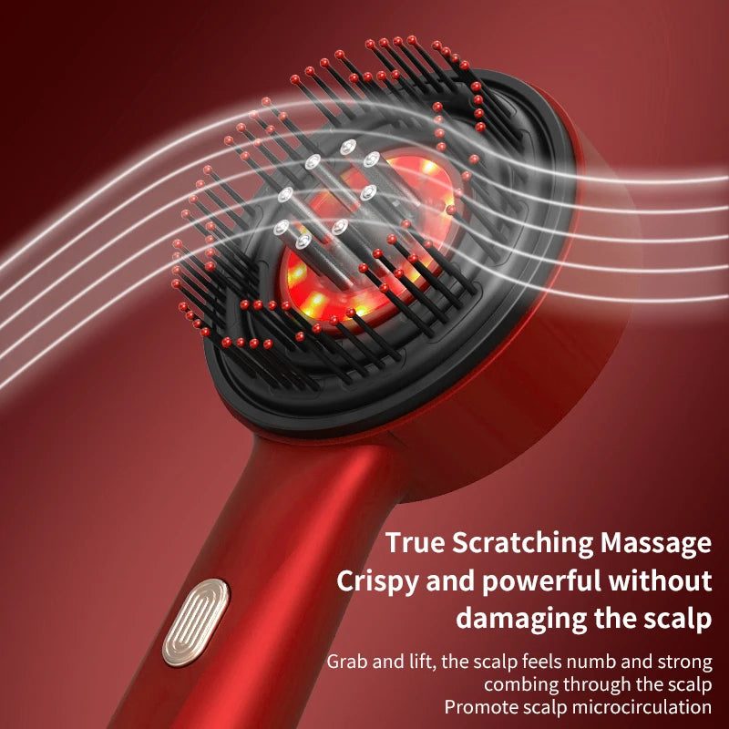 Hair Oil Applicator Electric Massage Comb 3 Modes Hair Massage Brush for Hair Follicles On The Head Essence Oil Applicator Tools