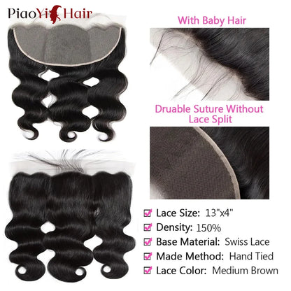 13X6 HD Lace Frontal With Body Wave