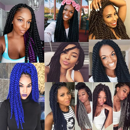 22 inch 120g Senegalese Twist Hair Jumbo