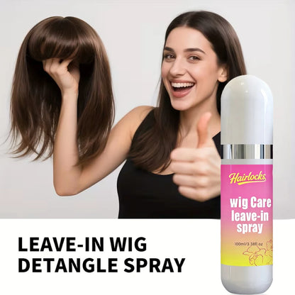 HAIRLOCKS Conditioner Spray Anti Frizz Anti Tangle Anti Static Nourishing Smooth Shiny For Synthetic Human Hair Wig Maintenance