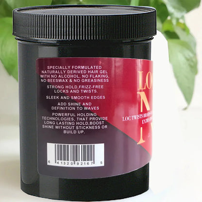 Loc Twists Braids Wave Edge Gel Extra Hold Hair Control Styling Braiding Cream Hair Styling Product Wholesale Custome Label 16OZ