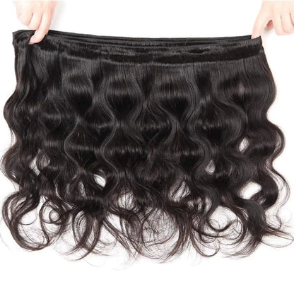 Body Wave Bundles Human Hair Natural Black Color Body Wave Bundle 30 32 34 Inch Grade 12A Brazilian Virgin Remy Hair 3 Bundles