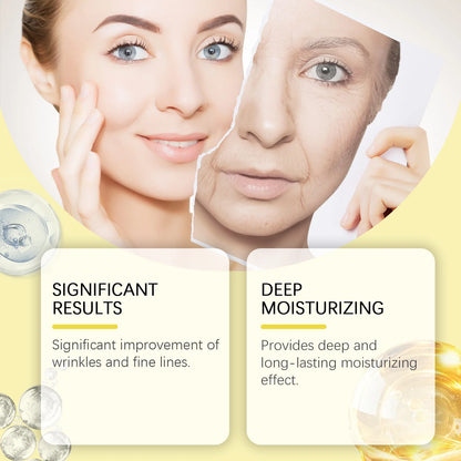 24K Gold Serum with Hyaluronic Acid, Nourishing & Moisturizing Facial Treatment, Gentle Skin Care for Soft Skin