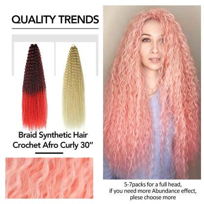 30inch Water Wave Twist Crochet Hair