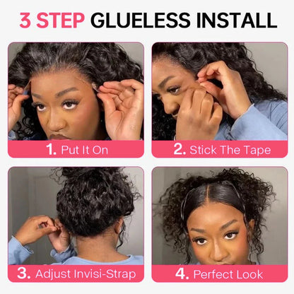 360 HD Full Lace Front Wigs Curly Wig 100% Human Hair