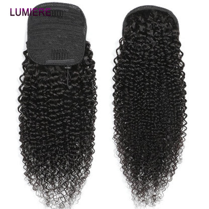 Afro Kinky Deep Water Curly Wave Ponytail