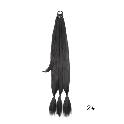 Synthetic Long Braided Ponytail ExteNatural Soft Hair Piece Daily Wear 30 Inch