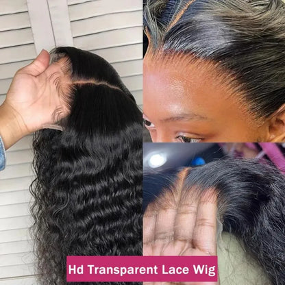 Glueless Curly Deep Wave Human Hair