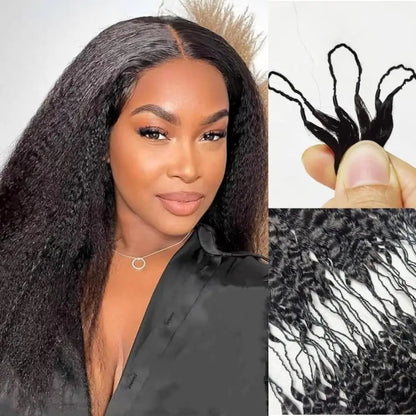 Natural Black Kinky Straight Crochet Hair