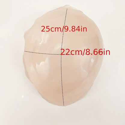 Wig Simulation Scalp,  PU Rubber Bottom Mesh Cap Imitation Biological Hair Block Mesh Bottom Material, For Making Men's Toupee w