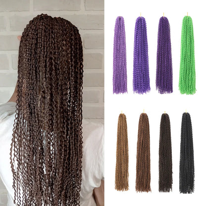 3X Pre-Looped Curly Synthetic Zizi Braids
