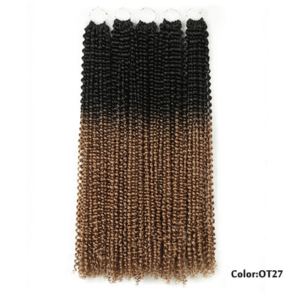 Pre Twisted Passion Twist Crochet Hair Butterfly Locs 24Inch