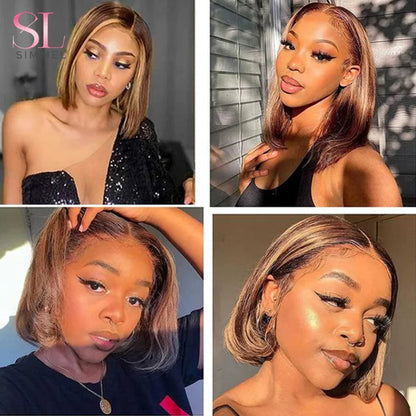 SIMMEL Ombre 4x4 Lace Closure Wig Highlight