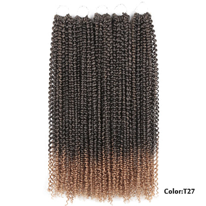 Pre Twisted Passion Twist Crochet Hair Butterfly Locs 24Inch