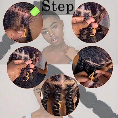 Synthetic Wig Twist Hair Marley Twist Braiding Hair Springy Afro Twist Hair for Soft Locs Passion Twist Hair Butterfly Locs Hair