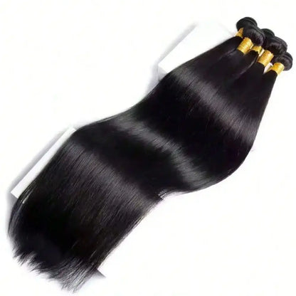 12A Bone Straight Human Hair Bundles 100% Unprocessed Brazilian Virgin Hair 32 Inch Raw Hair Double Bundles Weave Extensions