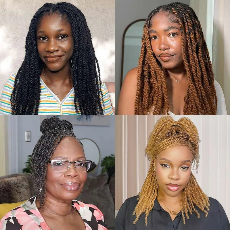 Afro Kinky Bulk Hair No Attachment Peruvian Afro Curly Bulk Human Hair Sleek Virgin Remy Dreadlock 1Pc Natural Color Braids Hair