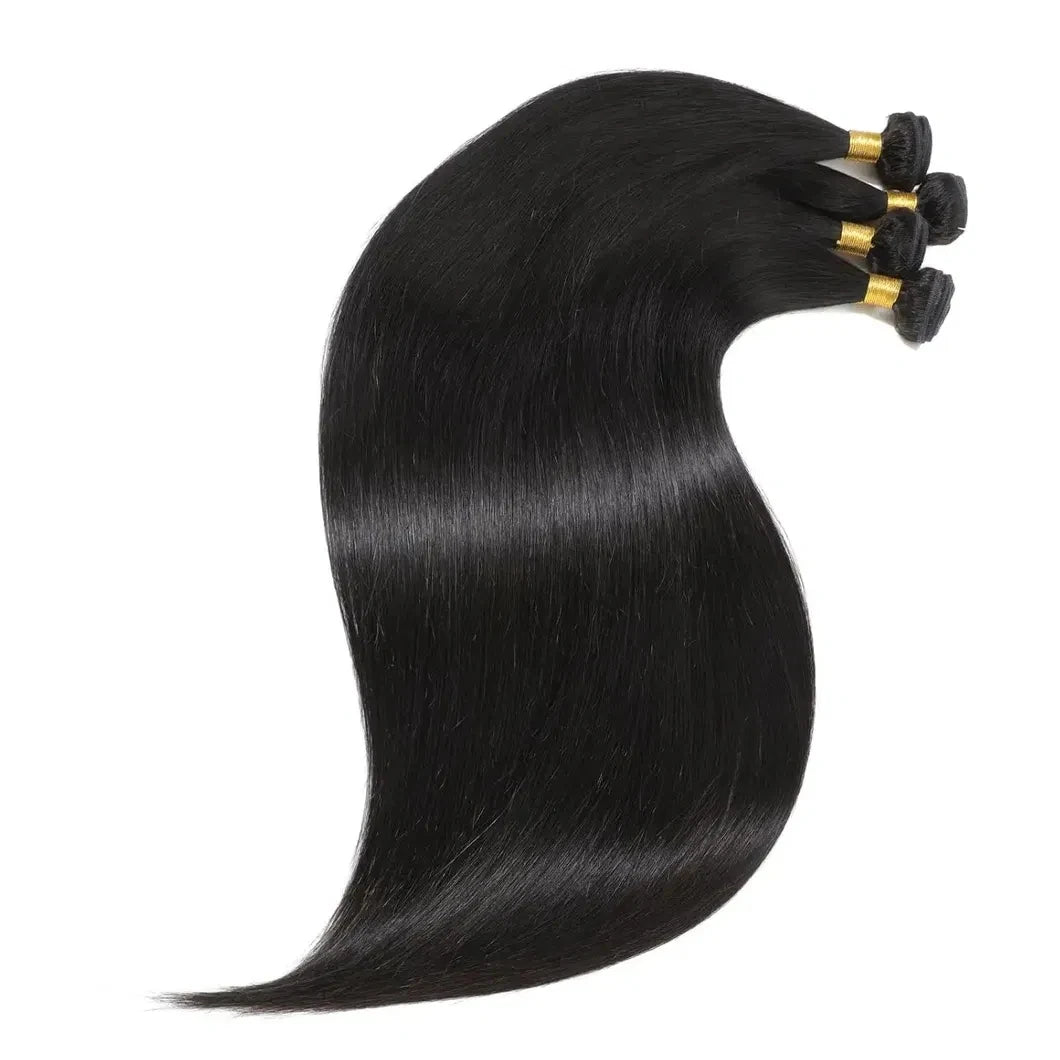 12A Brazilian StraIght Virgin Hair Bundles Unprocessed Human Hair Extensions 14-30 Inches Double Weft