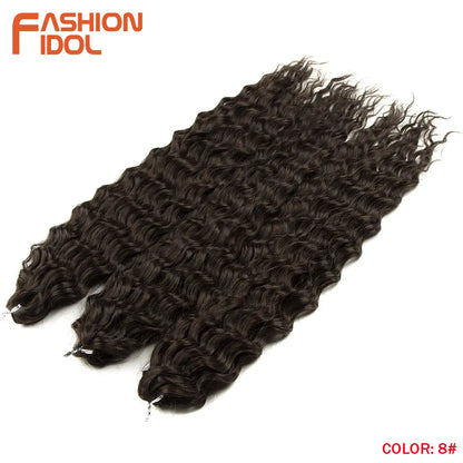 32Inch 3pcs Water Wave Twist Crochet Hair