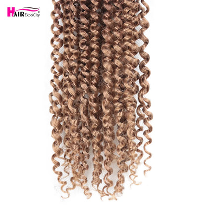 Pre Twisted Passion Twist Crochet Hair Butterfly Locs 24Inch