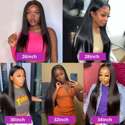 Straight Lace Front Wig Remy Glueless