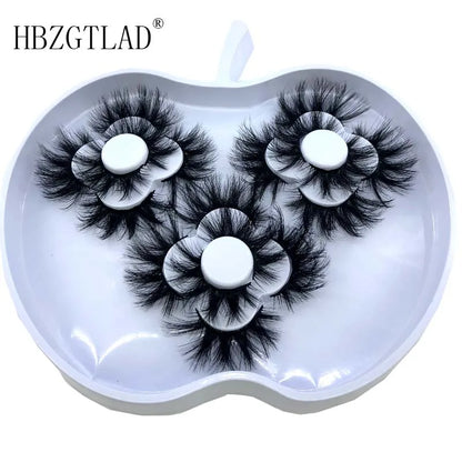 9 pairs of 8-25mm 3D mink eyelashes