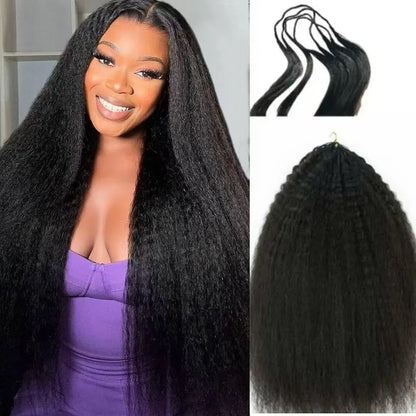 Natural Black Kinky Straight Crochet Hair